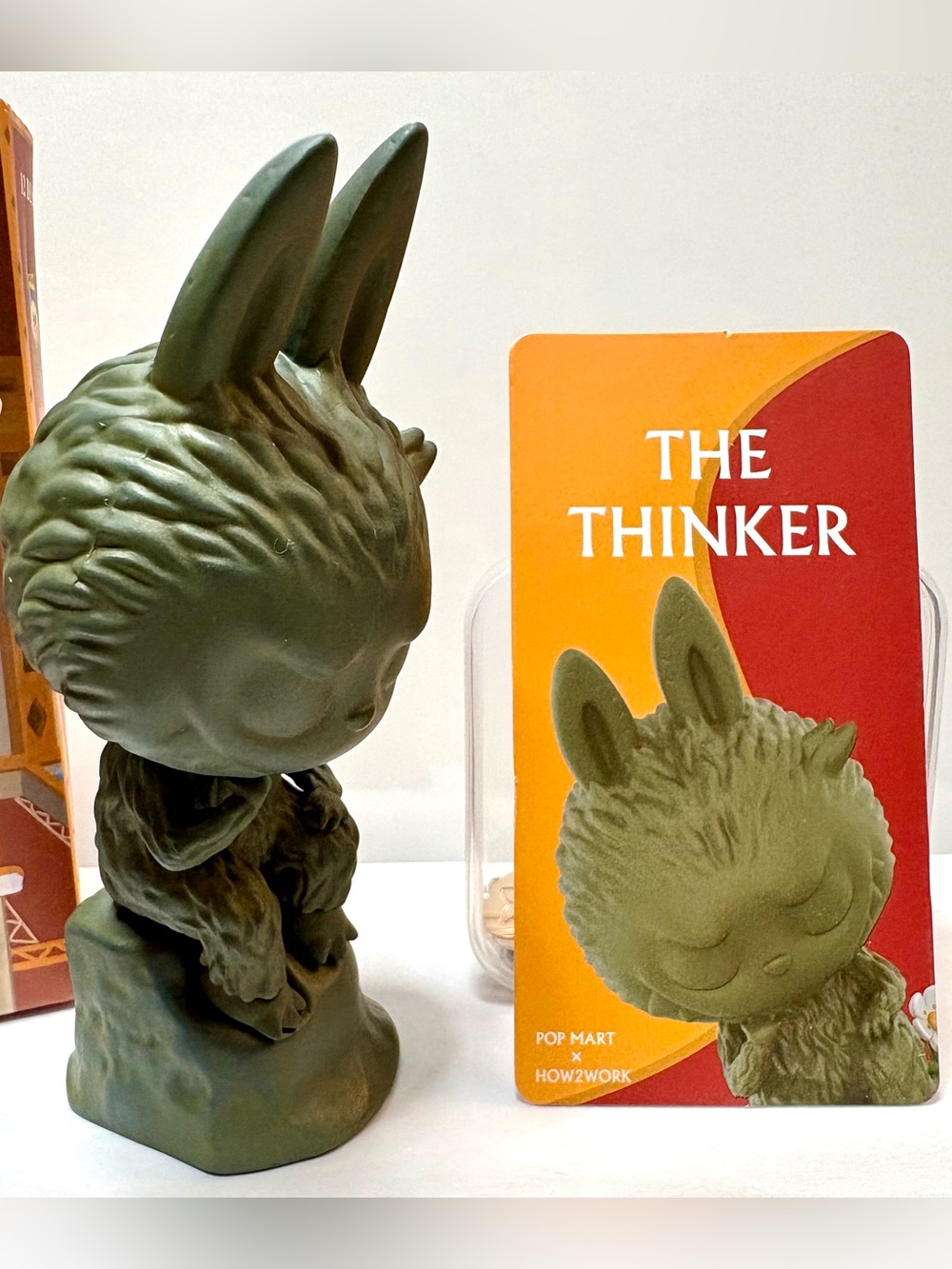 POP MART × HOW2WORK – The Labubu as Rodin’s The Thinker